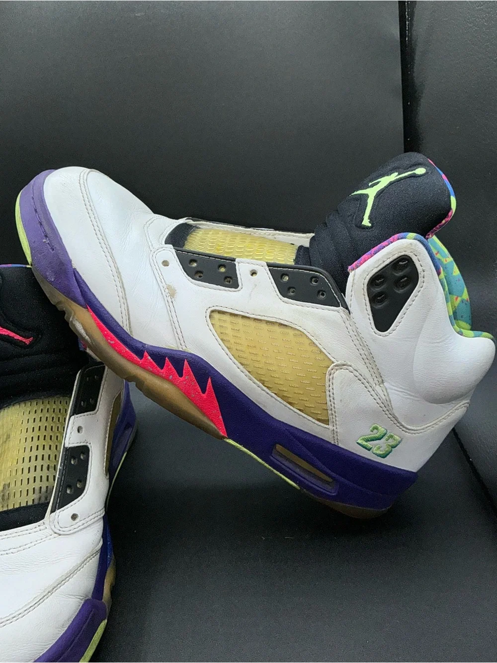 Jordan Air Jordan 5 Retro Alternate Bel-Air 2020 White/Purple DB3335-100 (US 10)